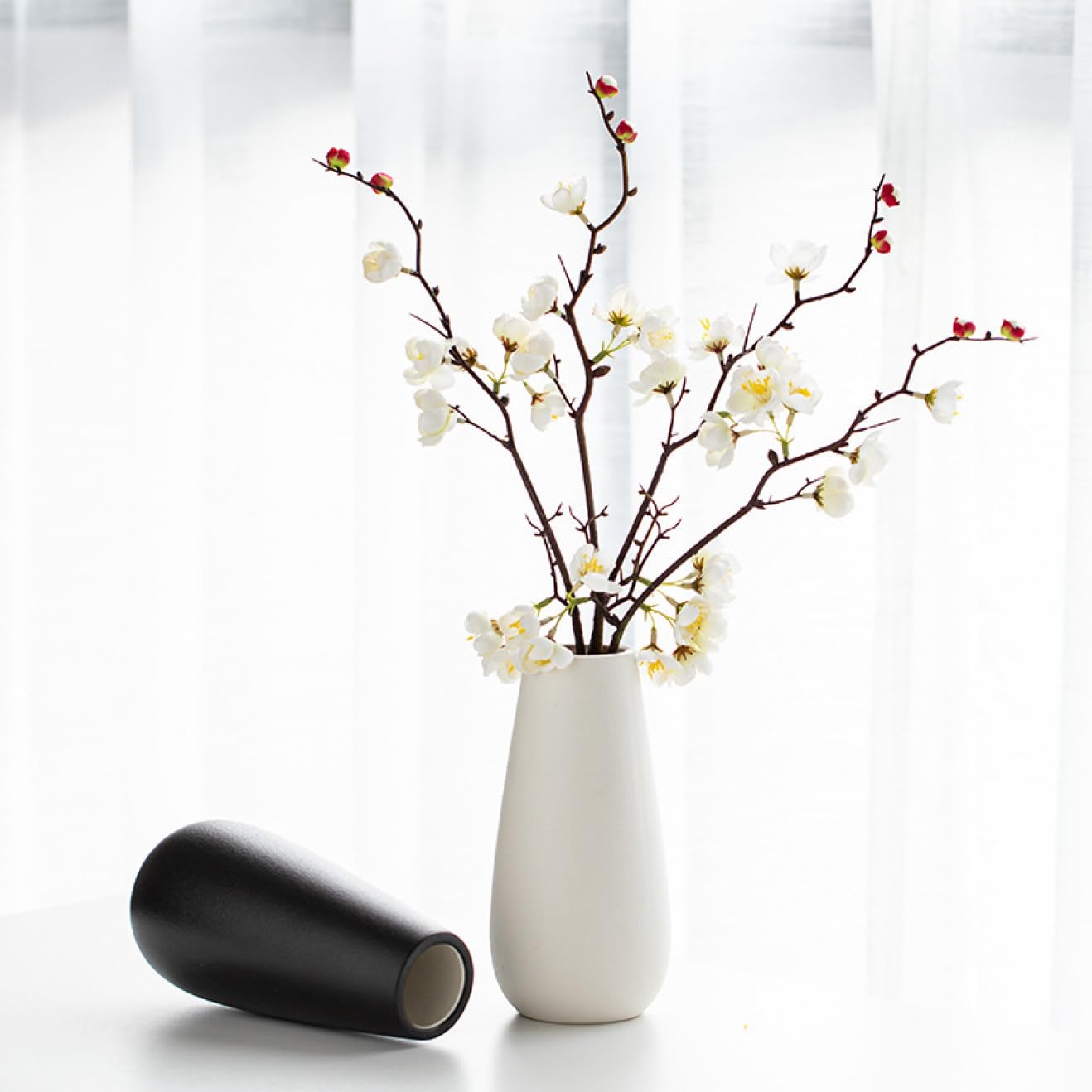 Amazon.co.jp: YJFFQ 花びん 陶器 5*20cm 小さい 一輪挿し フラワー